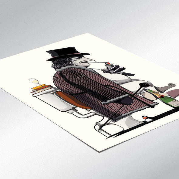 Batman's, Supervillain Penguin on the Toilet, poster for your bathroom