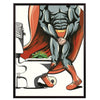 Superman funny toilet poster, for your bathroom