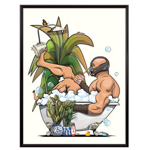 Bane in the Bath, poster for your bathroom