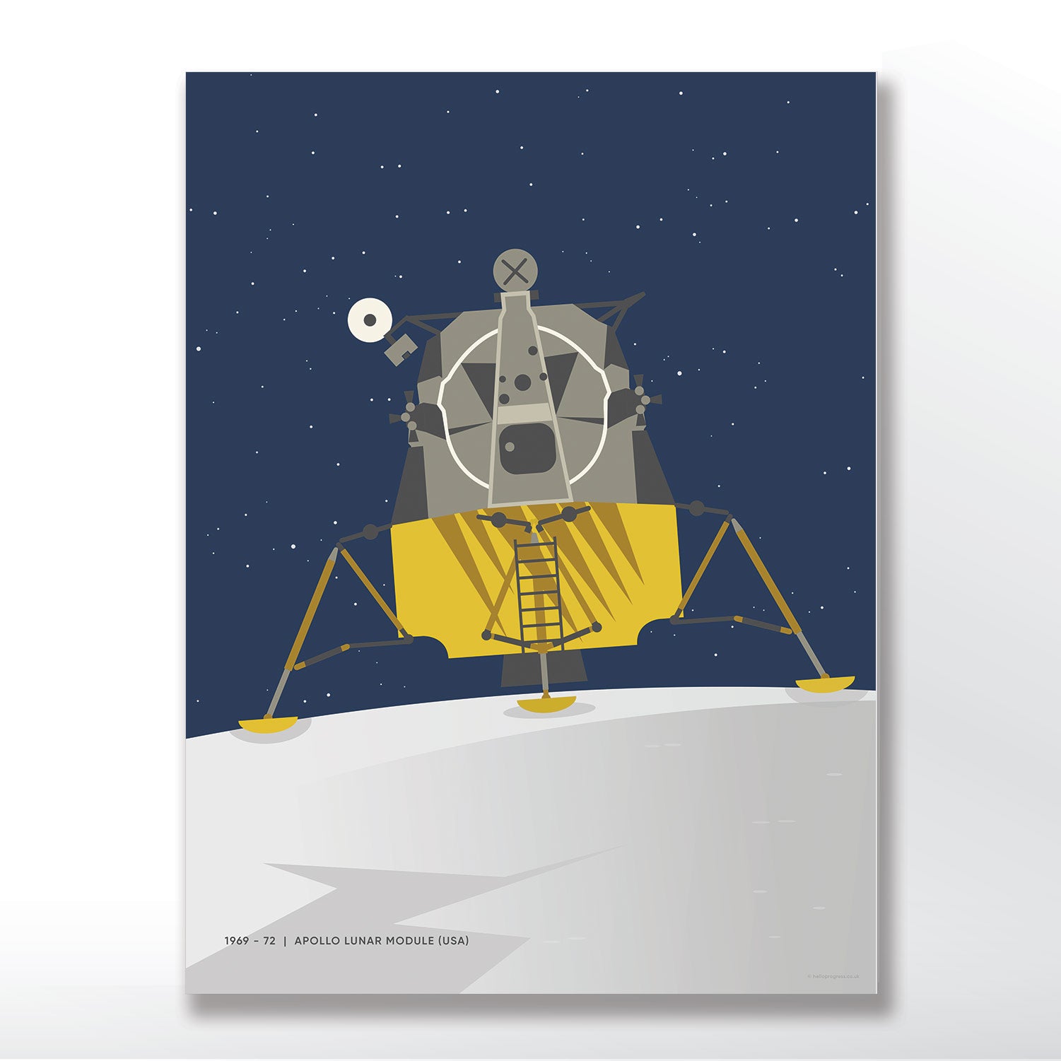 Apollo Program Posters Moon landing NASA Apollo Space Poster - wyatt9.com