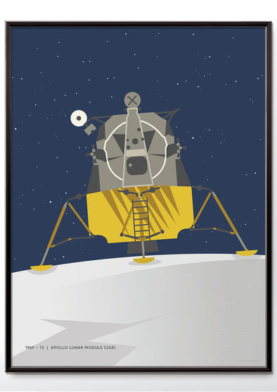 Moon landing NASA Apollo Space Poster - wyatt9.com