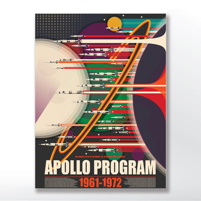 Apollo Program Space race  Grand Tour Poster wall art print from wyatt9.com