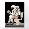 Spaceman Astronaut Poster Bathroom Poster from wyatt9.com