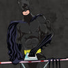 Batman ironing poster  wall art Unframed or Framed in three sizes 30x40cm, 18x24 inches, or 24x36 inches