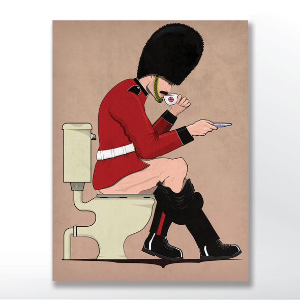 British soldier toilet bathroom poster. wyatt9.com