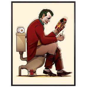 Joker Toilet Bathroom Poster