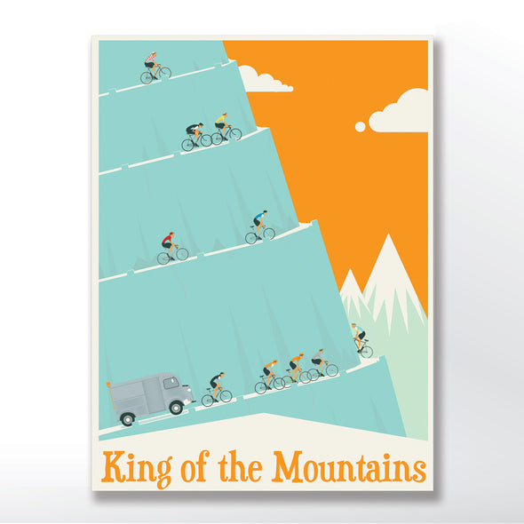 poster king of the mountains cycling tour de france wall art print wyatt9.com