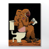 Mars Astronaut Bathroom Poster wall art print - wyatt9.com