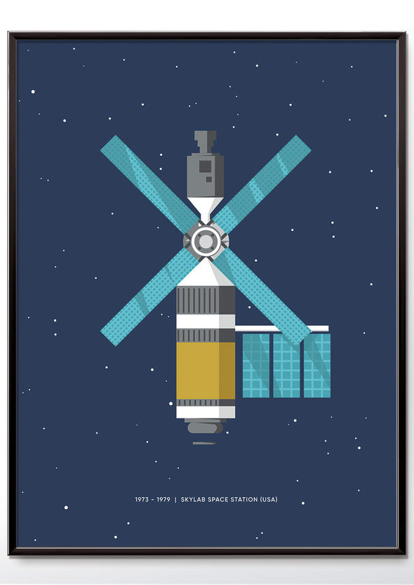 Skylab NASA Space Station Poster - wyatt9.com