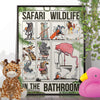 Safari Animals in the Bathroom