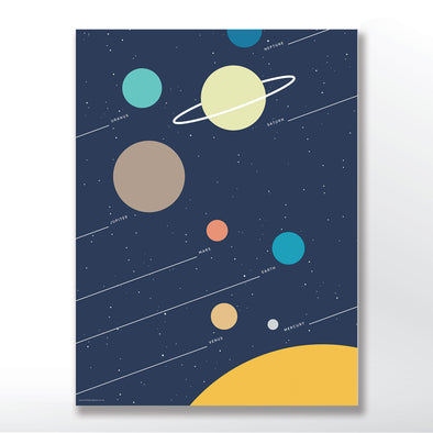 Solar System poster print wall art - wyatt9.com