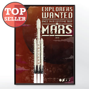 spacex poster adventure to mars - wyatt9.com