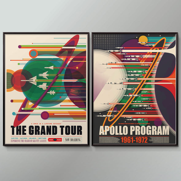 Grand Tour Space Tourism Poster Set - wyatt9.com