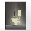 Thor hammer toilet poster wall art print from wyatt9.com