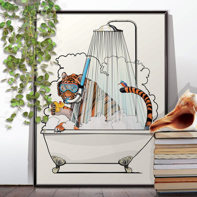 Tiger in the Bath