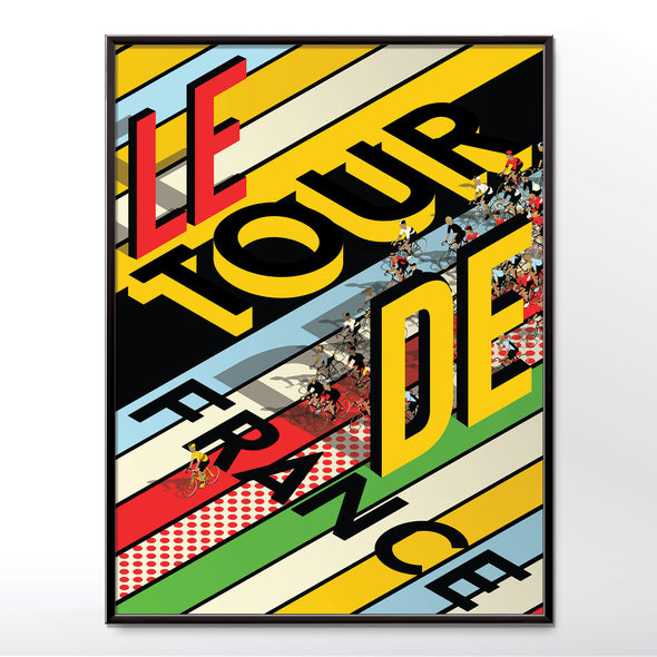 Tour de France cycling poster  wall art print - wyatt9.com