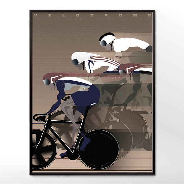 Velodrome Bicycle Bike Cycling Race Poster