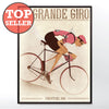 Giro D'Italia vintage style bicycle poster wall art print. wyatt9.com