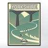 Tour de yorkshire cycling poster wall art print - wyatt9.com