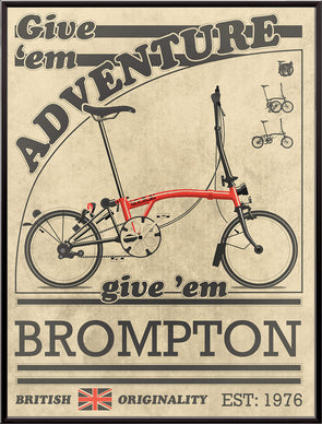 Brompton Advertisement Poster
