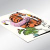 Tiger Using the Toilet, funny bathroom home decor poster