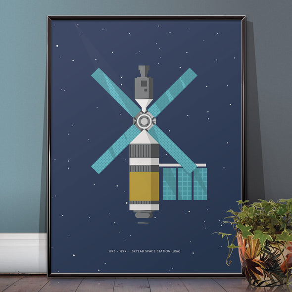 Skylab NASA Space Station Poster - wyatt9.com
