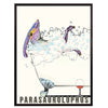 Parasaurolophus in the bath poster